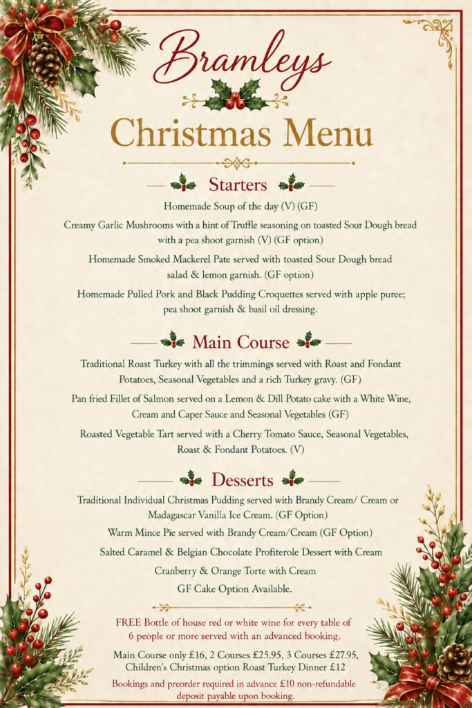 Christmas Menu 2026